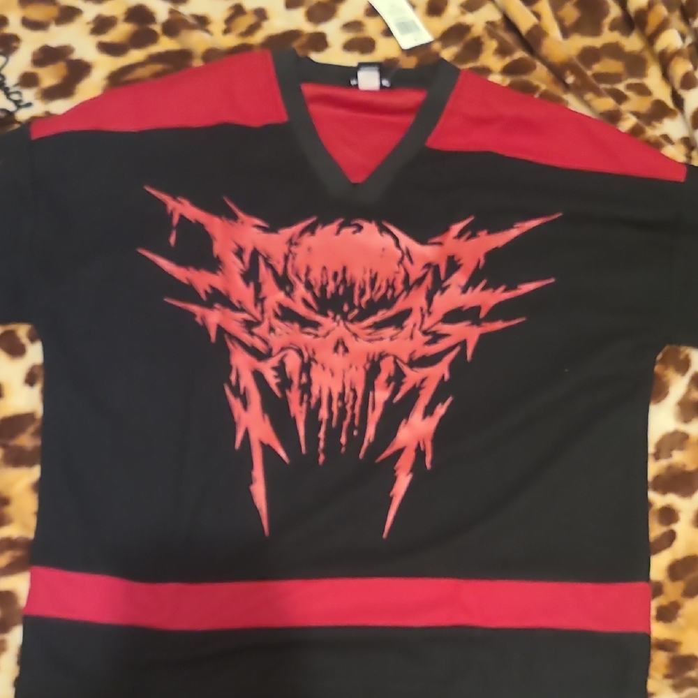 Red/black Cyber Symbol Jersey